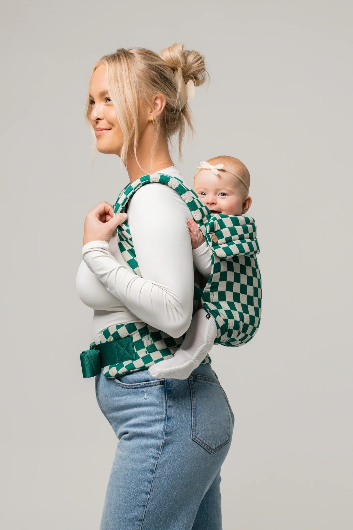 The Monarch Carrier - Evergreen Check | Mabē