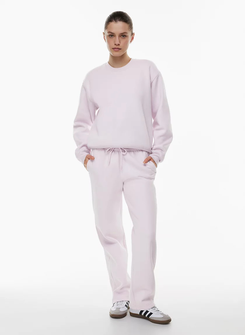 COZY FLEECE BOYFRIEND STRAIGHT SWEATPANT | Aritzia