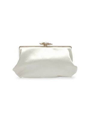 La Regale Embellished Satin Clutch on SALE | Saks OFF 5TH | Saks Fifth Avenue OFF 5TH