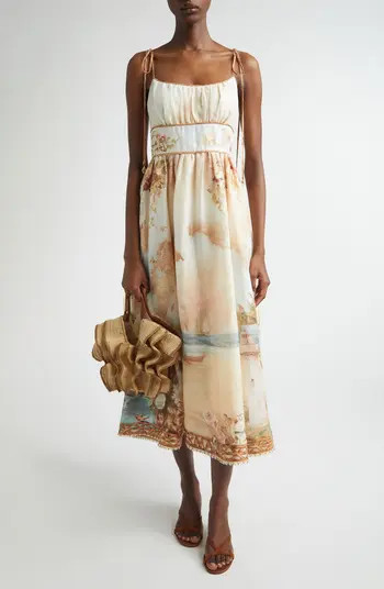 Zimmermann Mahon Linen Picnic Dress | Nordstrom | Nordstrom