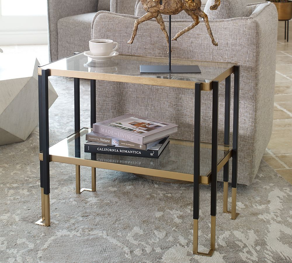 Keller Glass Accent Table | Pottery Barn (US)