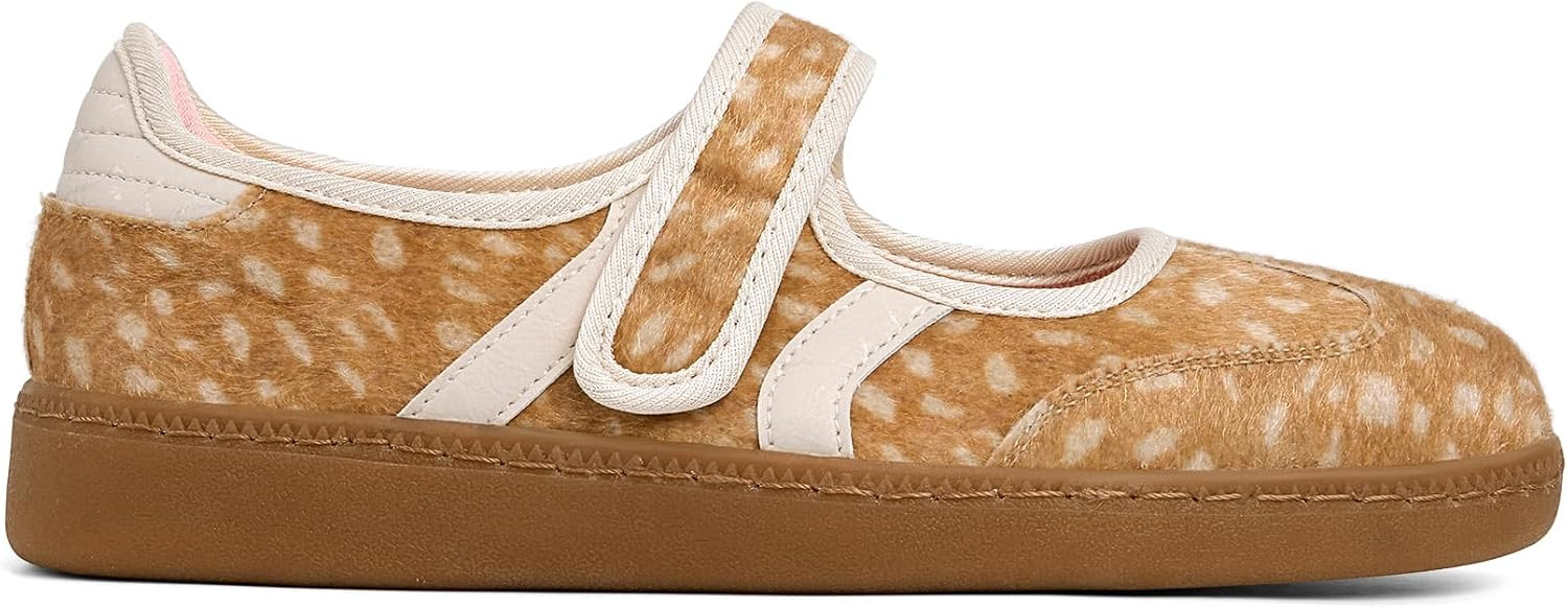 Mary Jane Sneakers for Women Slip on Ballet Flats Walking Retro Sneakers | Amazon (US)