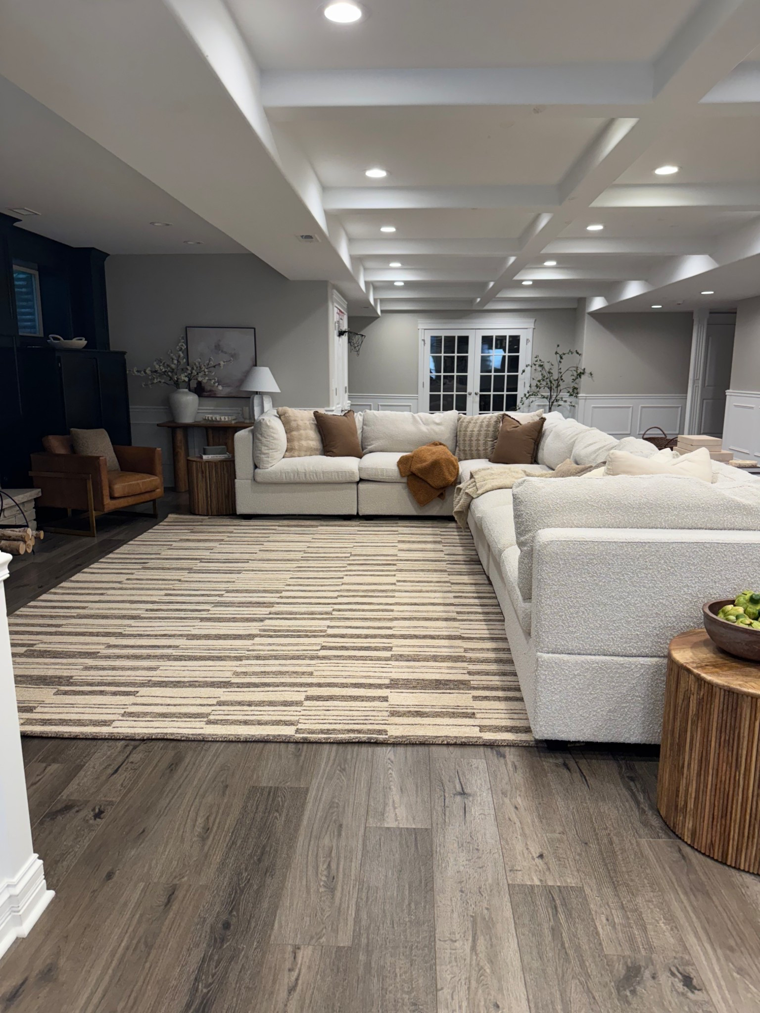 Cozy fall basement rug 🍂 it’s on sale now! Wayfair has the best options for rugs and furniture and it’s the best time to give your home a cozy fall refresh 🍂   @wayfair #wayfairpartner #wayfair #wayfairfinds #neutralrug #woolrug #basement #seasonaldecor 

#LTKFallSale #LTKHome #LTKSeasonal