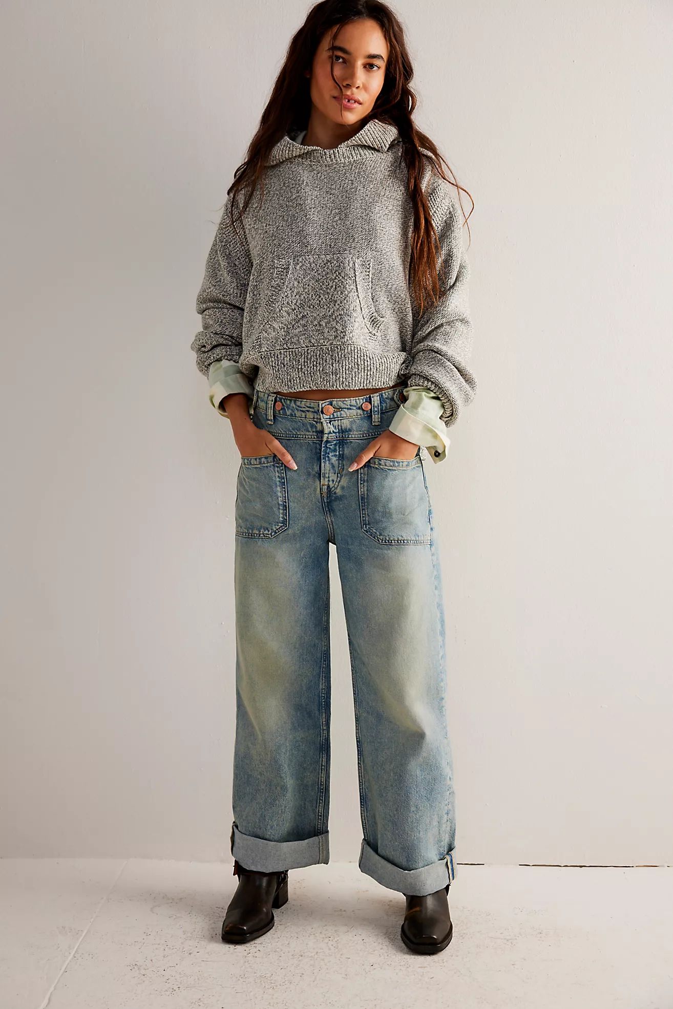 We The Free Palmer Cuffed Jeans | Free People (Global - UK&FR Excluded)
