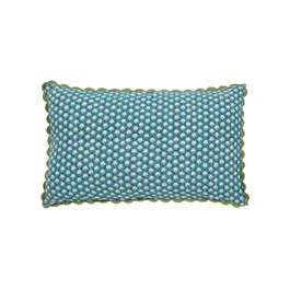 Bramble Cushion 40cm x 60cm, Green | Bedeck Home (UK)