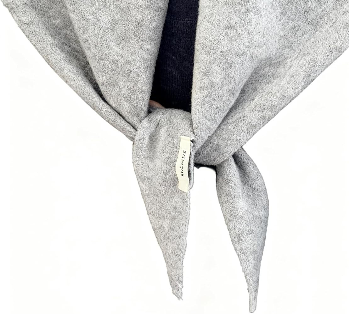 Knitted Triangle Scarf For Women, Womens Wool Triangle Scarf Winter, Ladies Winter Scarves, Shawl... | Amazon (US)