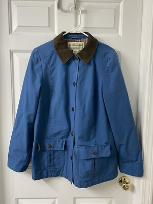 LL Bean Chore Coat Womens Medium Blue   | eBay | eBay US