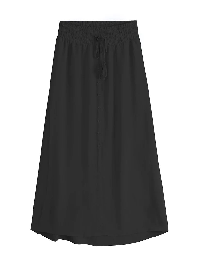High-Low Button Front Skirt | Daily Thread