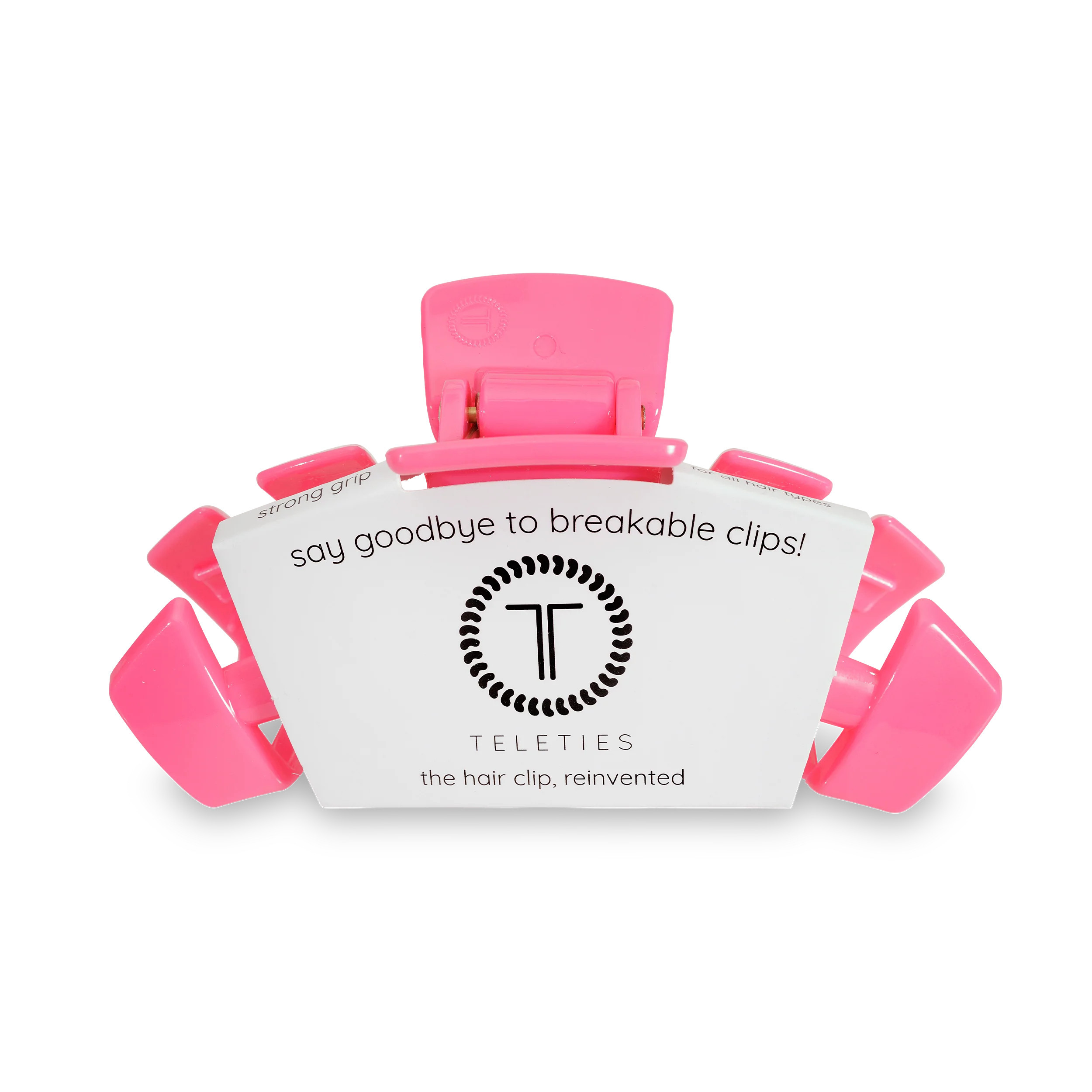 Hot Pink Large Hair Clip | TELETIES