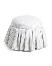 20x18 Emily Round Storage Ottoman | Poufs & Ottomans  | Marshalls | Marshalls