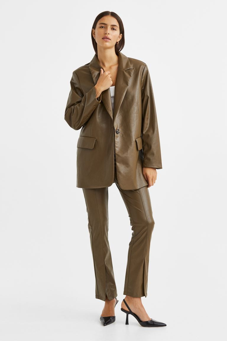 Oversized Single-breasted Jacket | H&M (US, CA, MX)