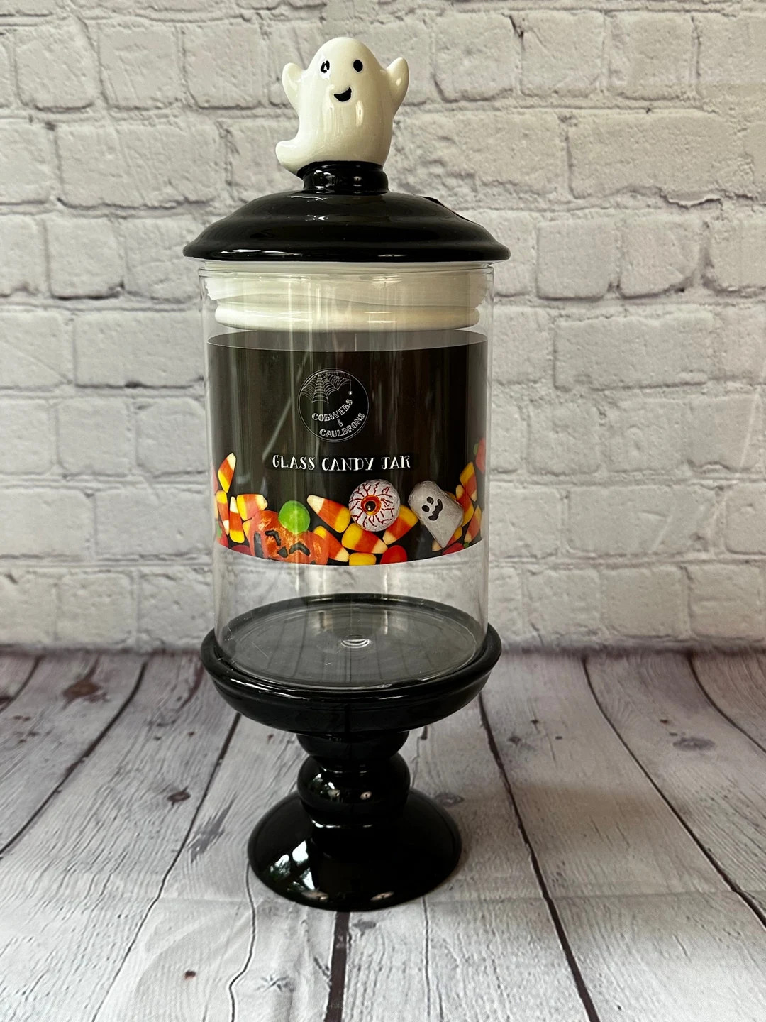 Ghost Candy Jar Decorative Glass Use as a Kitchen Canister - Etsy Canada | Etsy (CAD)