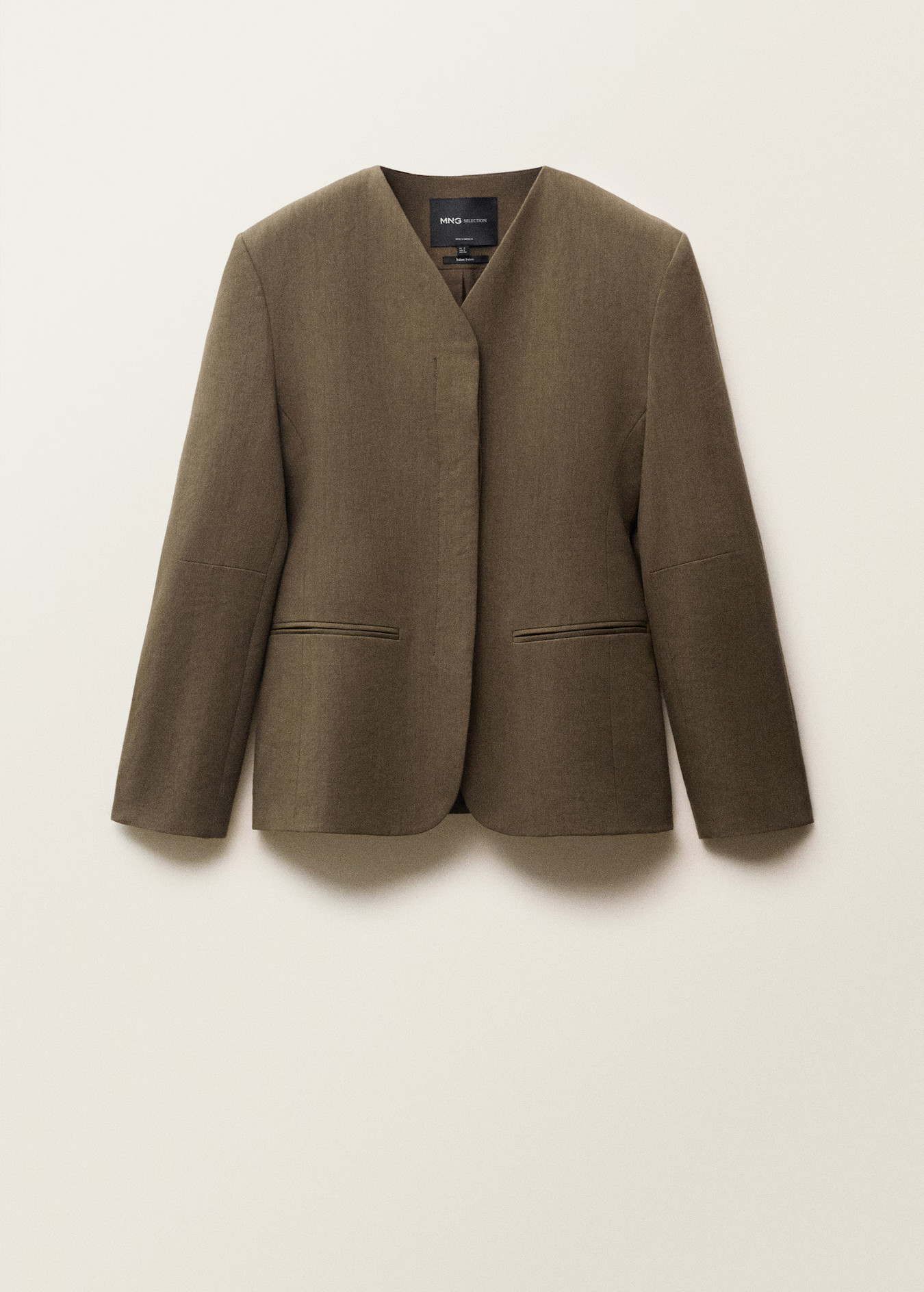 Seamless linen suit jacket - Women | MANGO United Kingdom | MANGO (UK)