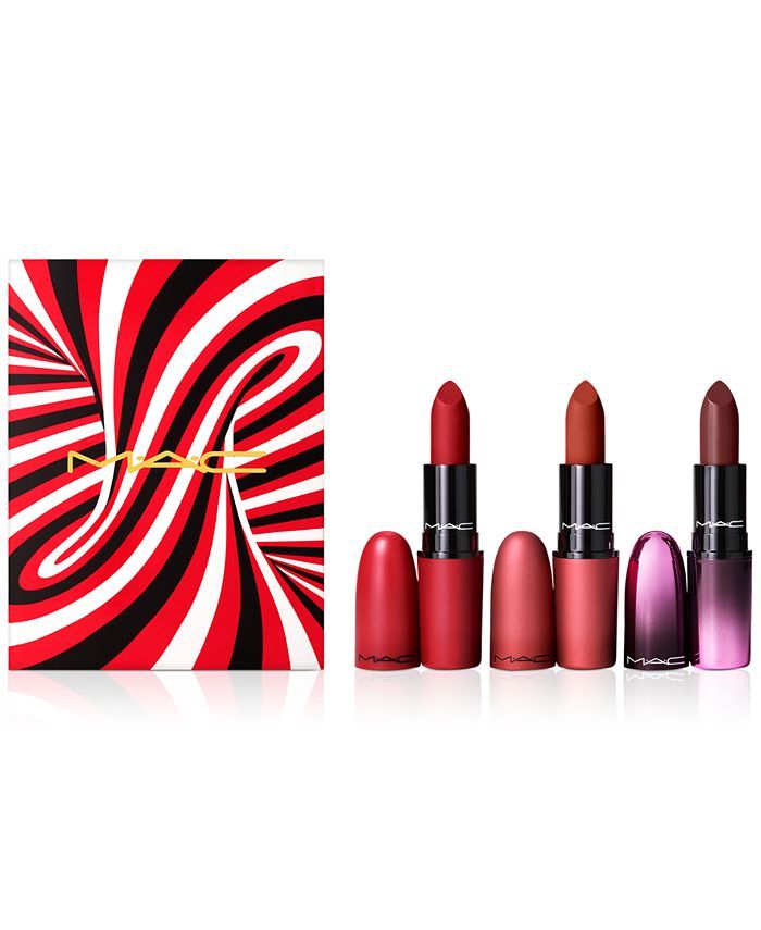 MAC 3-Pc. Hypnotizing Holiday Kiss Of Magic Lip Set, Created for Macy's & Reviews - Makeup - Beau... | Macys (US)