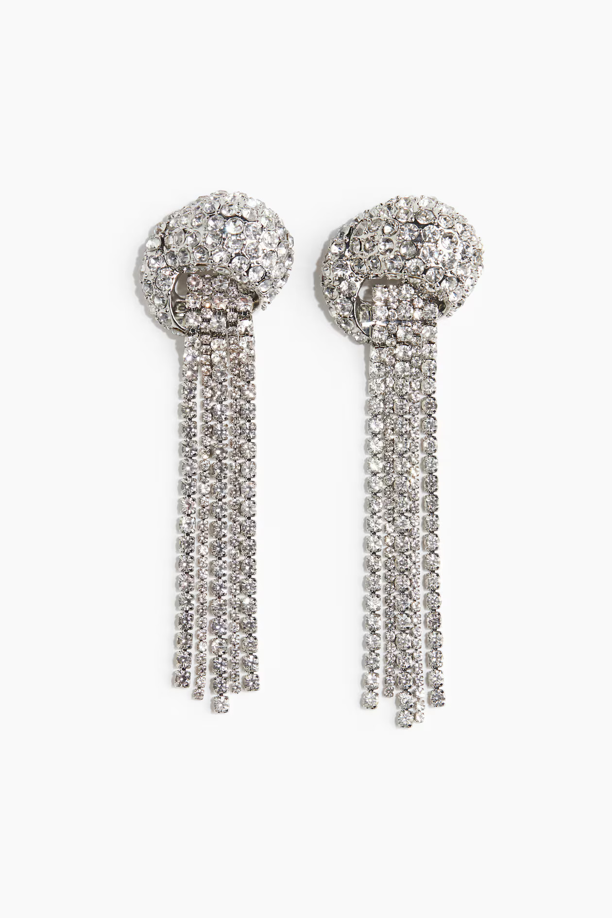 Long Rhinestone Earrings | H&M (US + CA)