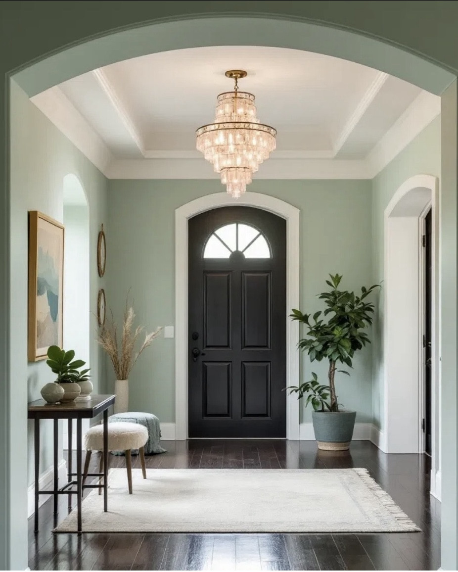 This is the entrance that makes people pause. Where guests look up, then around, then finally say hello. One crystal chandelier changed the entire energy of arrival. Coordinated with marble, brass, velvet—every detail intentional. Complete entryway linked.

#LTKhome #LTKstyletip #LTKfindsunder100 #LTKsalealert #LTKfamily #LTKrefresh #LTKseasonal #entrywaydecor #chandelier #luxuryentryway #frontentrydecor #foyerdecor #consoletable #entrywaymirror #crystalchandelier #statementlighting #entrywaystyling #foyer #firstimpressions #elegantalchemist #grandentrance #entrancedecor #luxuryhome #entrywaygoals #brassaccents

#LTKHome
