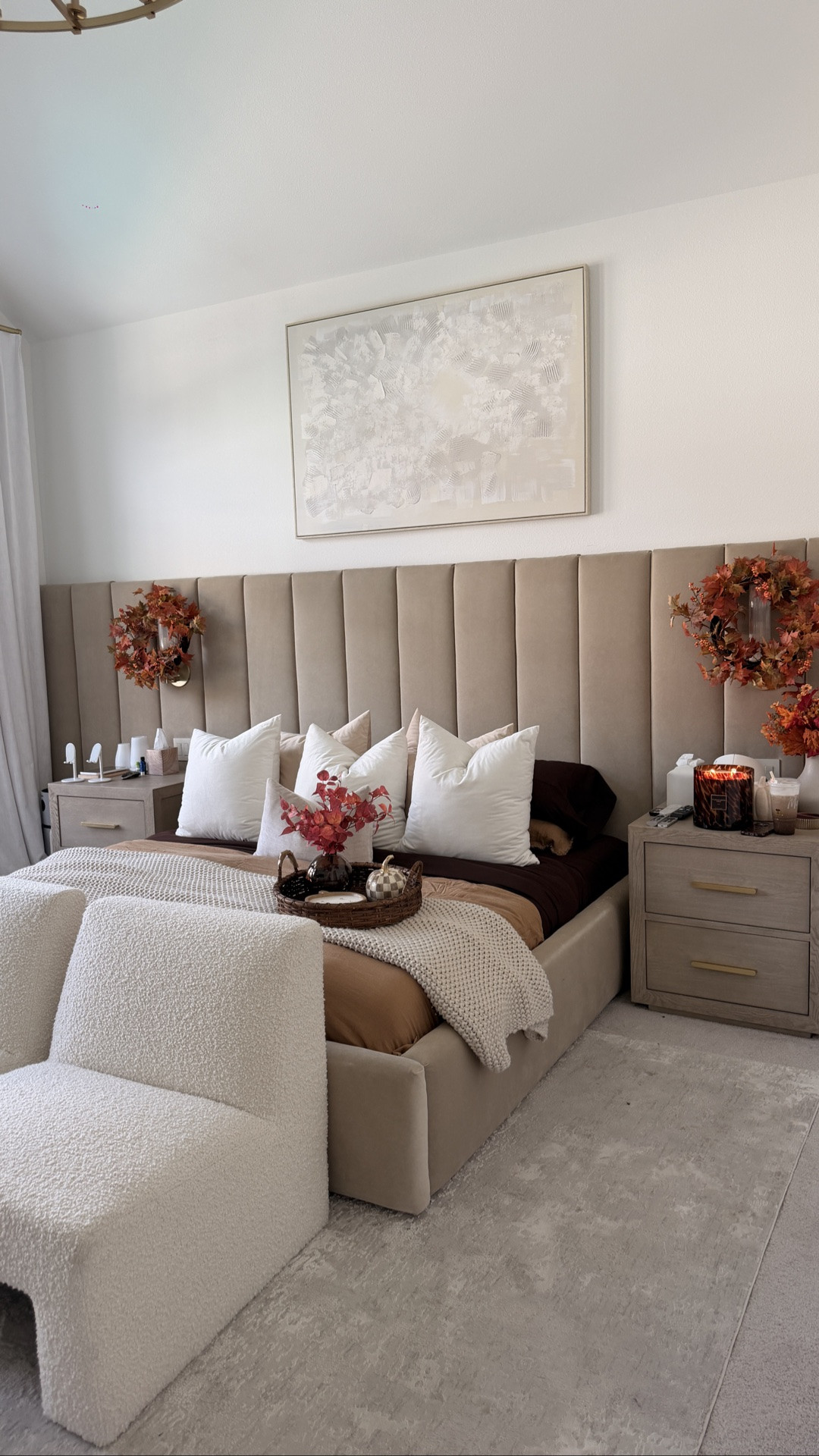 Decorated my bedroom for fall and this is the set up and me definitely enjoying it! Everything is linked here queen!

#LTKHome #LTKdayinmylife #LTKSeasonal