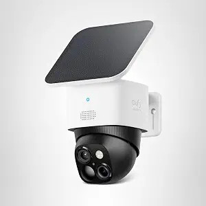 eufy Security 3K Dual Camera, SoloCam S340, Solar Security Cameras Wireless Outdoor, Cameras for ... | Amazon (US)