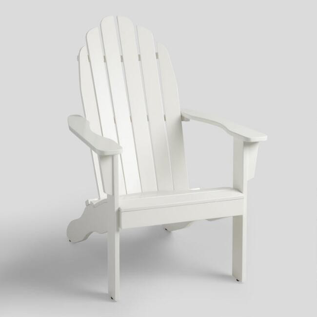Antique White Adirondack Chair | World Market