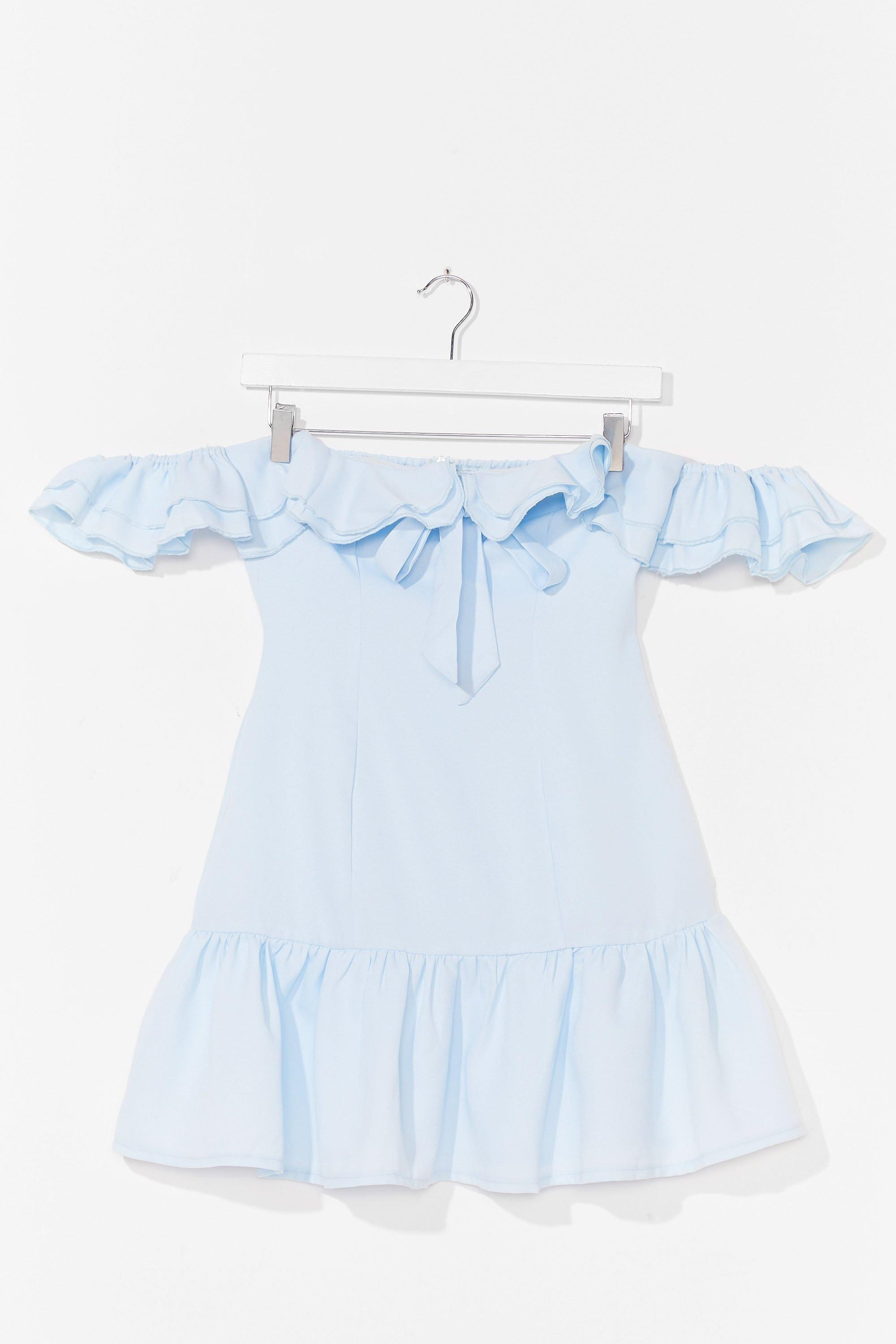 Lost For Words Off-the-Shoulder Ruffle Dress | NastyGal (US & CA)