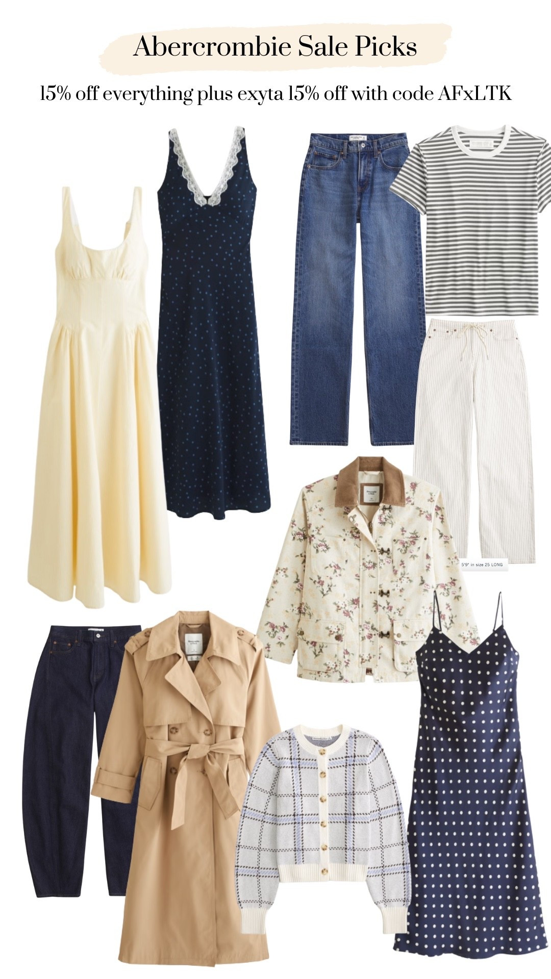 Abercrombie sale - use AFxLTK for extra 15% off
