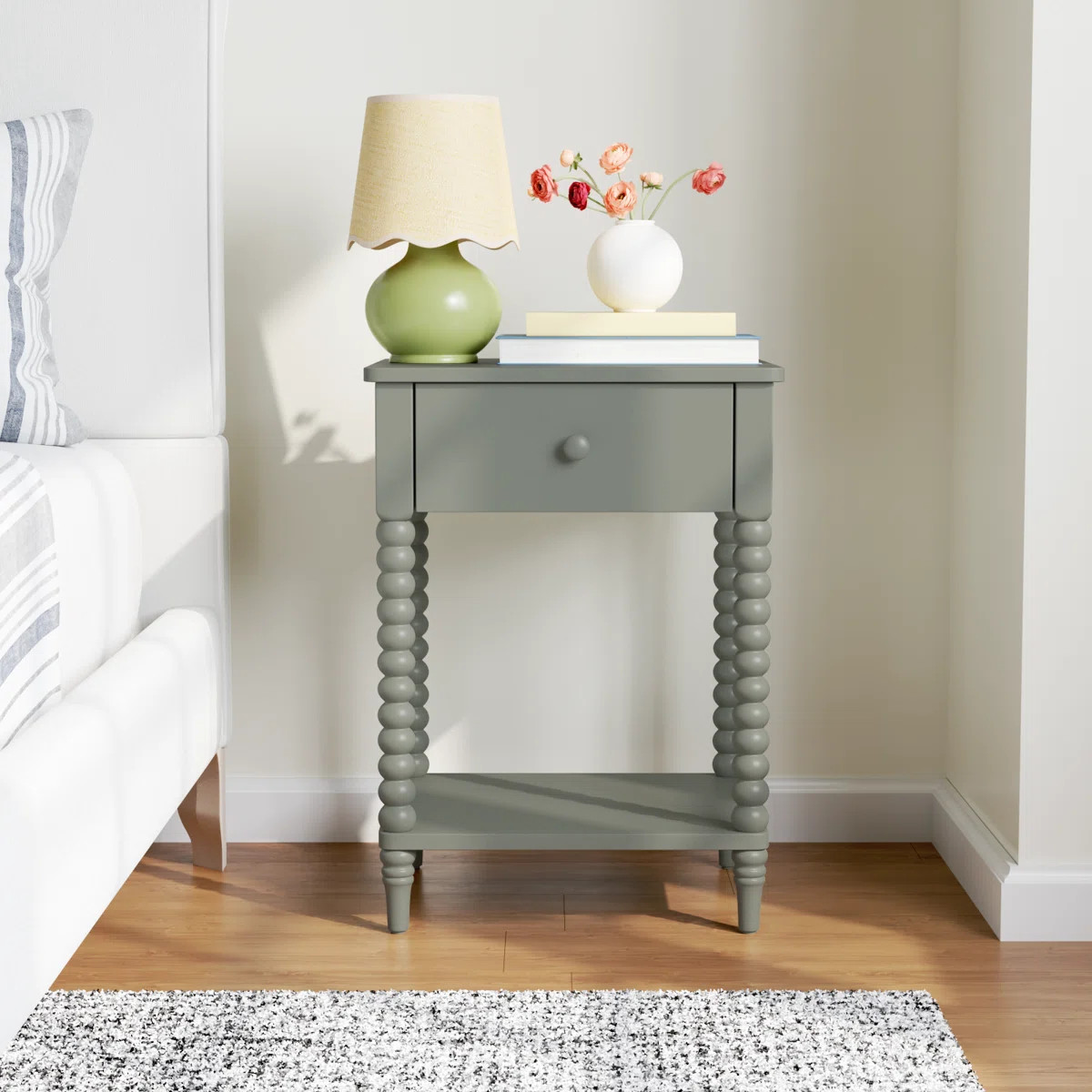 Benbrook 1 - Drawer Spindle Nightstand | Wayfair North America