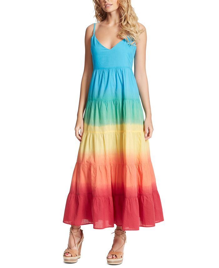 Jessica Simpson Herbs Cotton Ombré Maxi Dress & Reviews - Dresses - Women - Macy's | Macys (US)