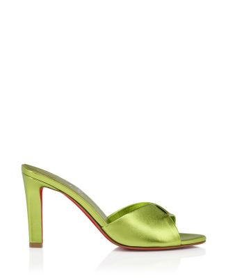 Christian Louboutin Women's Fanny Slide Mule 85 mm Sandals | Bloomingdale's (US)