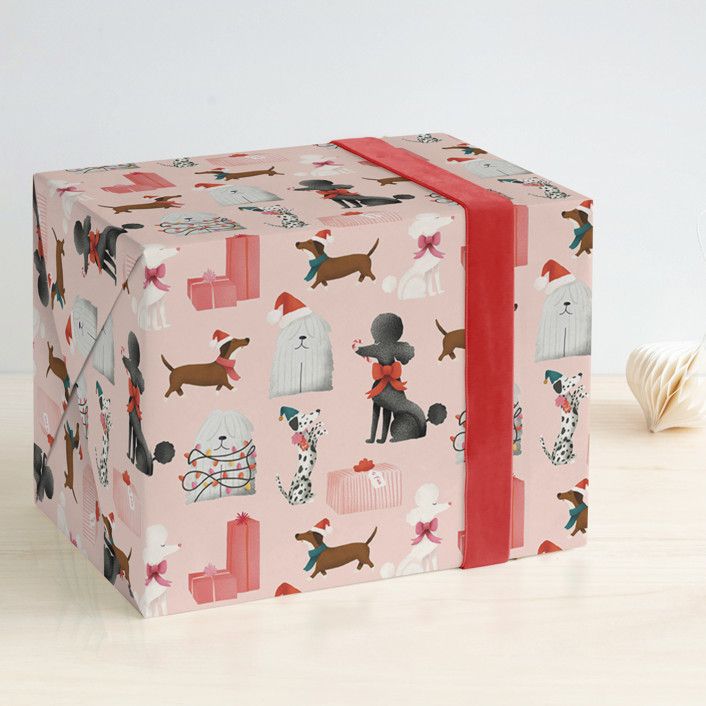 Bark! The Herald Angel Sing Wrapping Paper | Minted