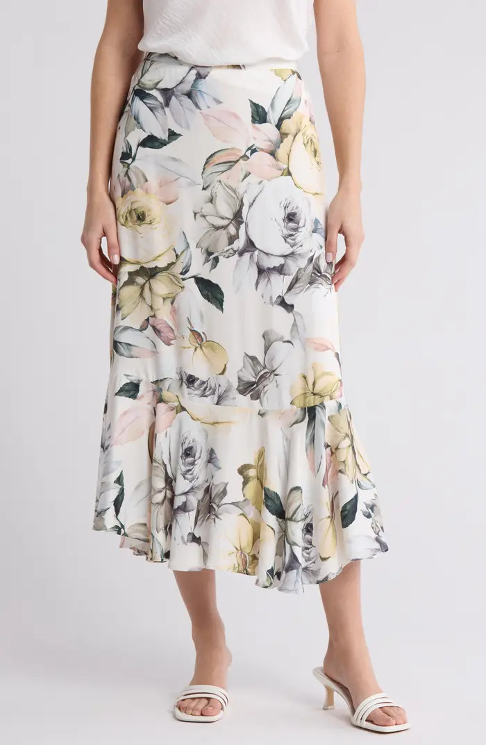 Floral Print Flounce Skirt | Nordstrom Rack