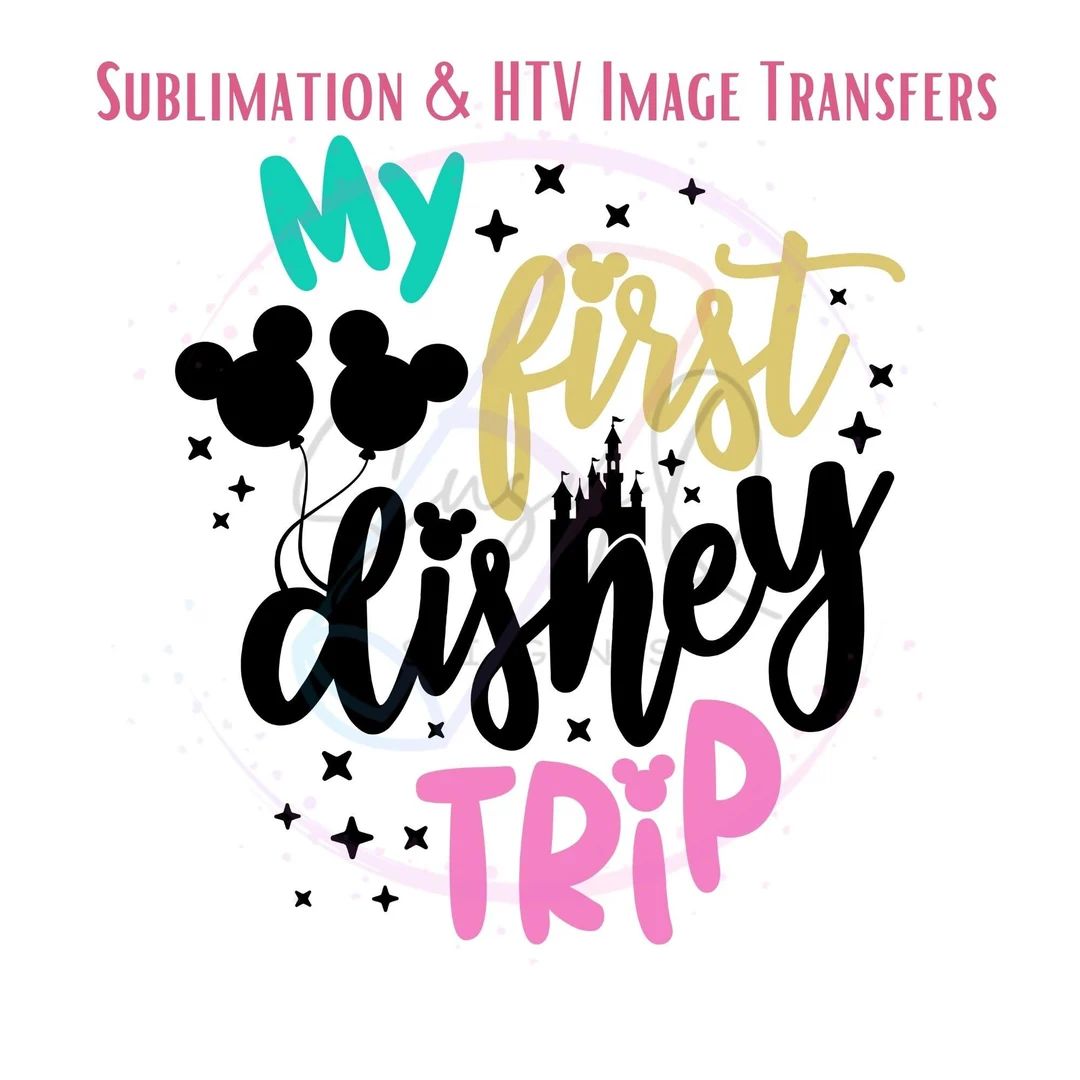 My First Trip Image Transfers First Trip Sublimation Prints - Etsy | Etsy (US)