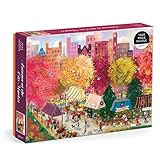 Galison Autumn at The City Market – 1000 Piece Puzzle Fun and Challenging Activity with Bright ... | Amazon (US)