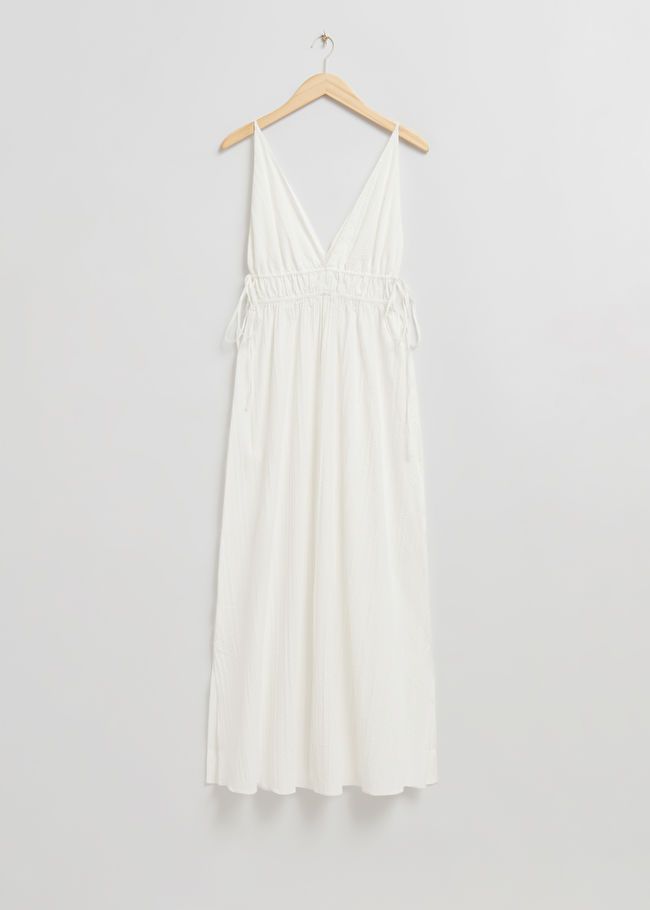 Seersucker Maxi Dress - Ivory - Maxi dresses - & Other Stories US | & Other Stories US