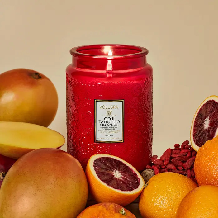 Goji Tarocco Orange Large Jar Candle | Nordstrom
