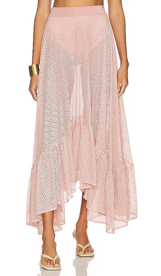 Jardin De Las Rosas Maxi Skirt in Pink | Revolve Clothing (Global)