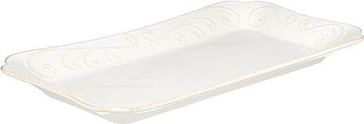 Lenox French Perle Hors D'Oeuvre Tray, 13.5-Inch, White - | Amazon (US)