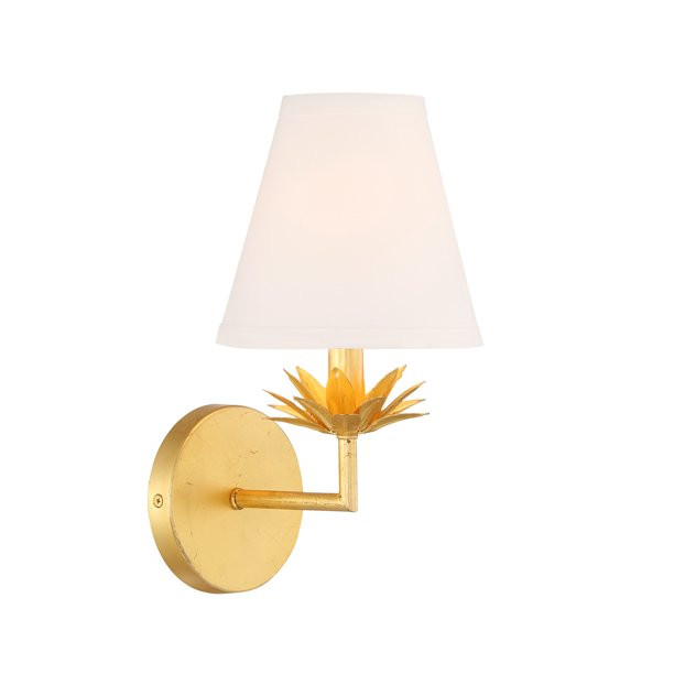 1 Light Wall Sconce in True Gold by Meridian Lighting M90078TG - Walmart.com | Walmart (US)