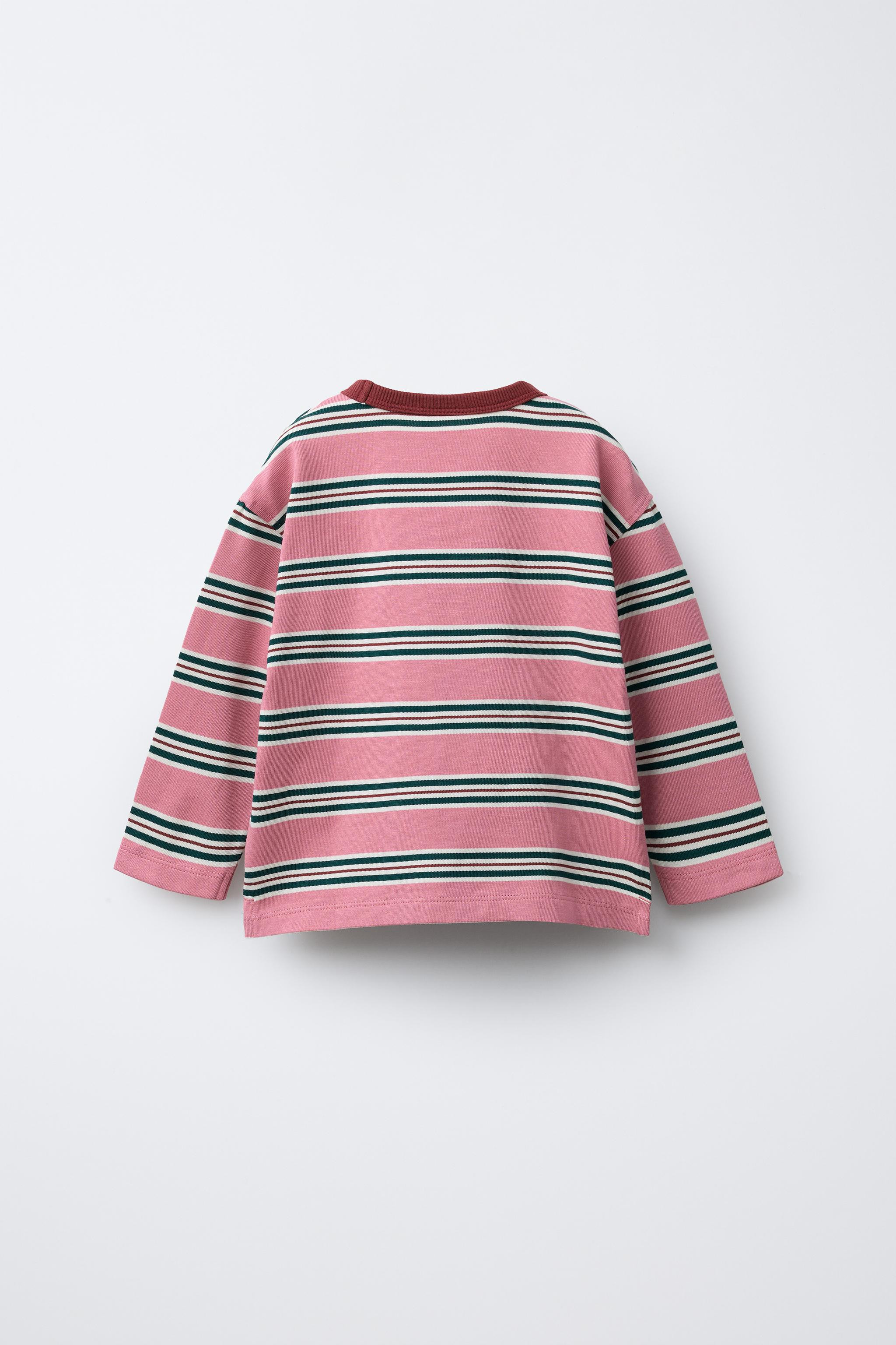 HEAVYWEIGHT-T-SHIRT MIT STREIFEN | Zara DE