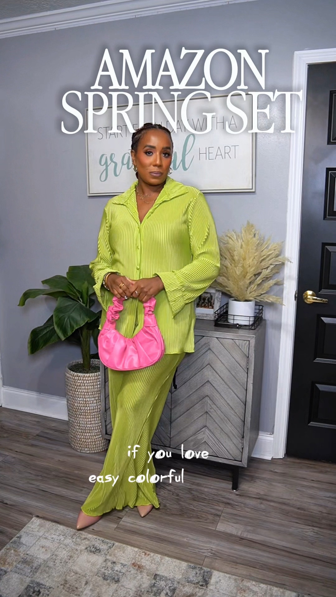 One set… ENDLESS looks 😍✨  
These bright + bold matching sets are that effortless outfit you don’t have to think twice about 🙌🏽  

Same style, multiple colors ✔️  
Mix + match for even MORE outfit combos ✔️  
Lightweight, comfy, and still gives put-together every time ✔️  

Perfect for brunch, vacation, errands, date night, or when you just want to look GOOD without the stress 💁🏽‍♀️💫  

SIZING REFERENCE/stats- 5’5”, 165 lbs, size 10  

#amazonfashion #amazonfinds #matchingsets #springoutfits #summerstyle #affordablefashion #over40style #casualchic #ootdinspo #vacationoutfits #styleover40 #fashionover40 #amazonstyle #effortl