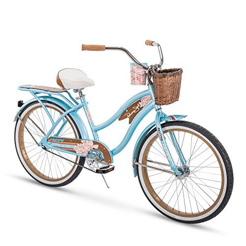 Huffy 24" Panama Jack Women's Beach Cruiser Bike, Sky Blue | Amazon (US)