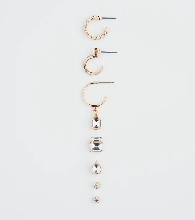 Endless Style Rhinestone Earring Variety Pack | Windsor Stores