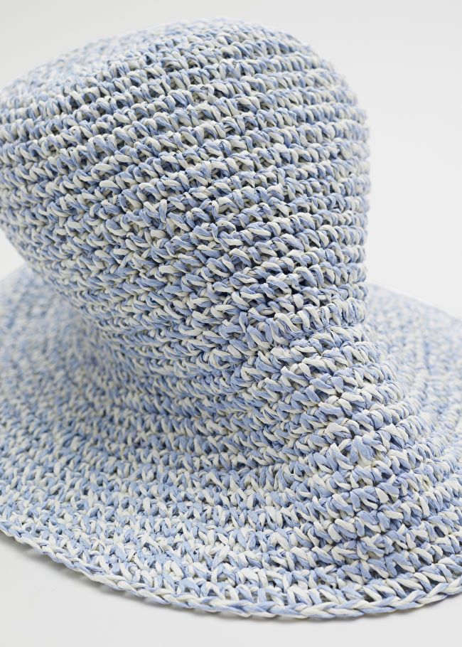 Straw Crochet Bucket Hat | & Other Stories US