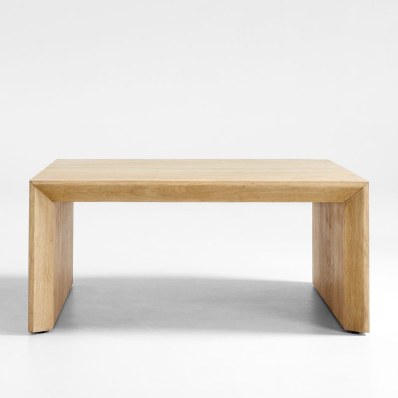 Baja Natural Square Coffee Table + Reviews | Crate & Barrel | Crate & Barrel