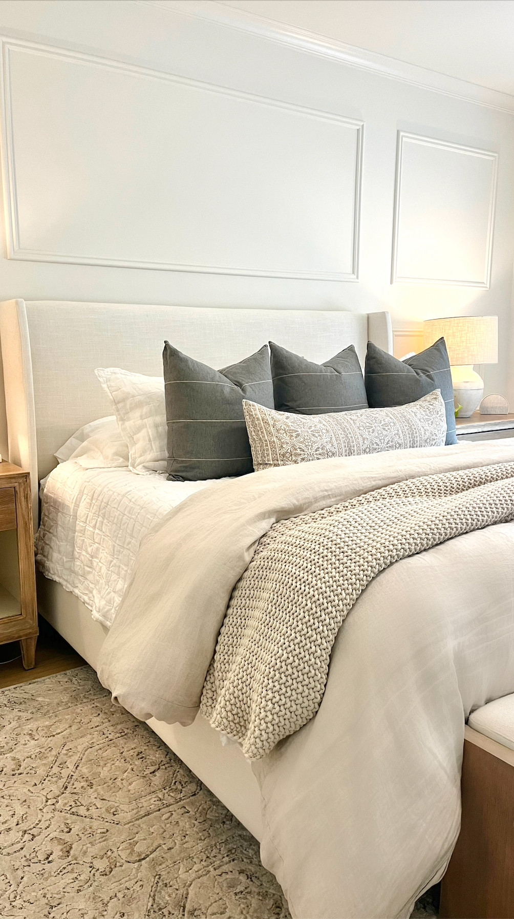 Nothing says luxury like a layered bed! We love layering great sheets, a quilt, and a plush duvet for a designer-approved bed. #QuincePartner @onequince 

 #LTKdayinmylife #LTKmorningroutine #LTKHome