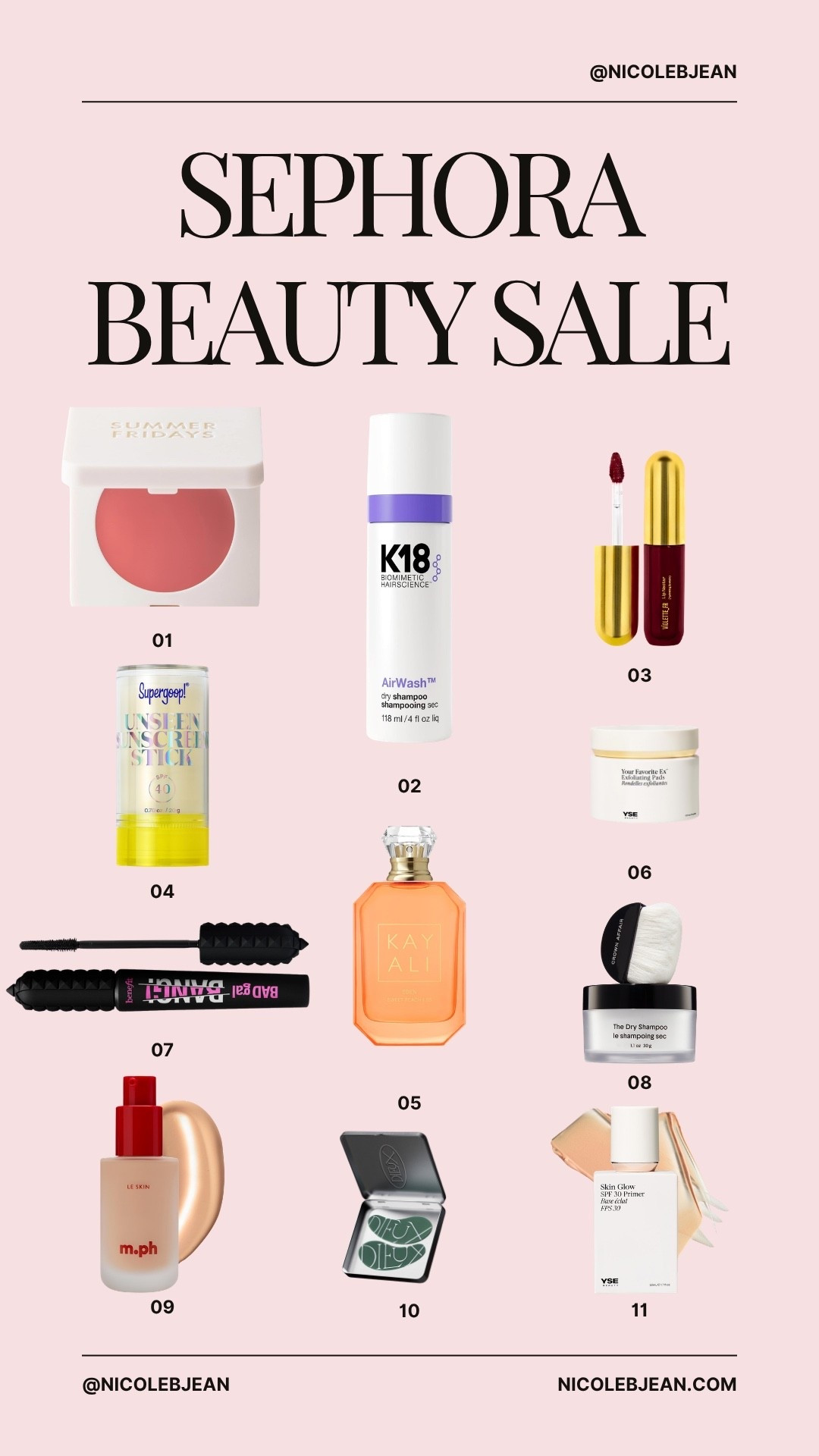 If you’re shopping the @Sephora  Savings Event, you can’t go wrong with @yse , Violette_FR lip products or @Benefit Cosmetics US Bad Gal lash mascara - it’s the final mascara boss. Kayali also *just* dropped my scent of the summer with Sweet Peach. 🍑 
Code: SPRINGSALE

#LTKSaleAlert #LTKBeauty