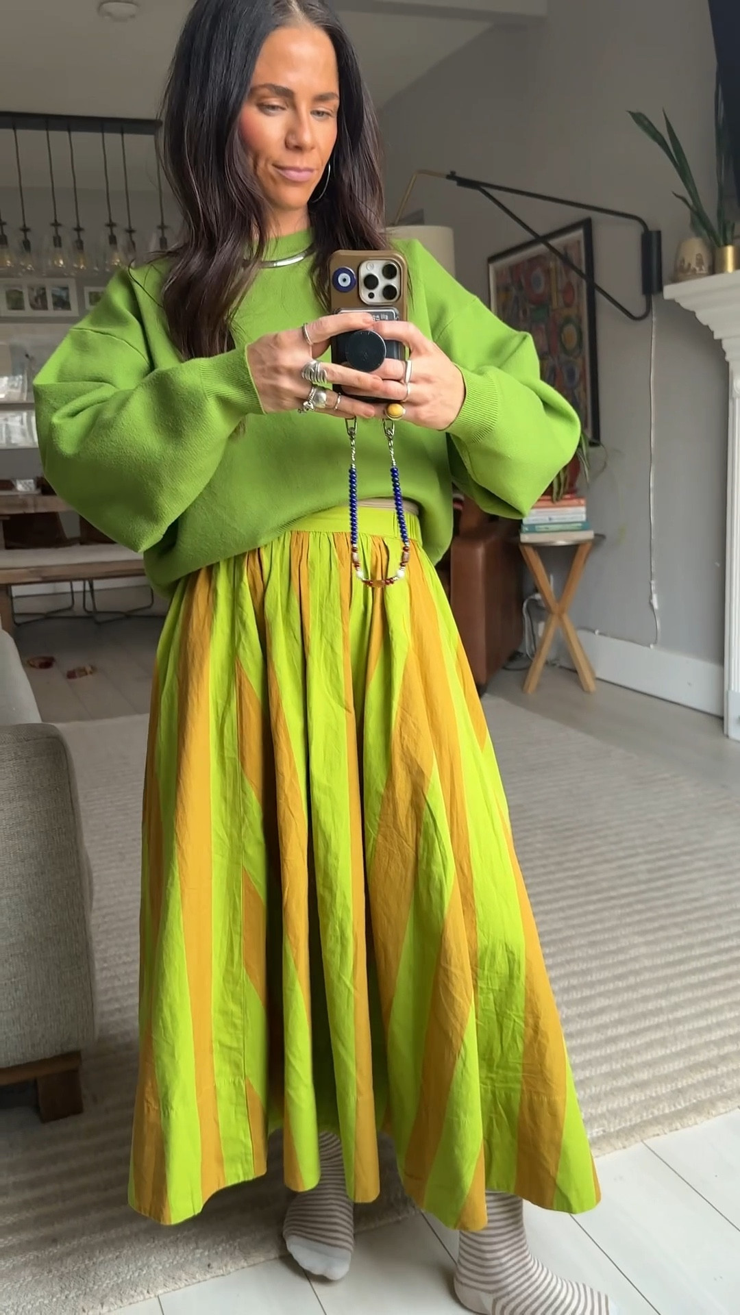 The Free People Lowen Striped Midi Skirt is 100% cotton, fully lined, elastic pull-on waist (so comfy), flattering A-line fit, and yes — pockets! Also comes in multiple colors — need I say more? 😬

Throw it on with a tee + sneakers or dress it up. It’s an easy statement you’ll wear on repeat.

5’3 and in an XS for reference 🤍

#LTKPetite #LTKWorkwear #LTKootd