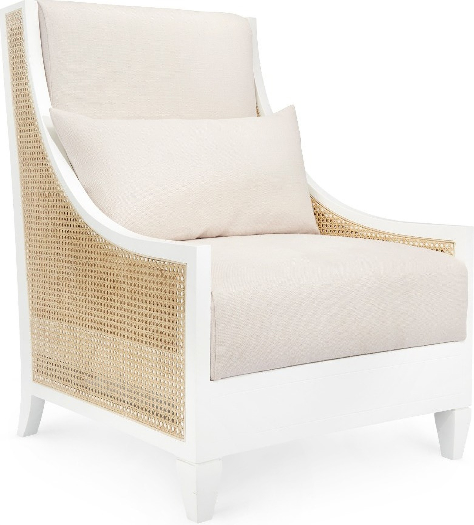 Raleigh Club Chair In Eggshell White | 1stopbedrooms
