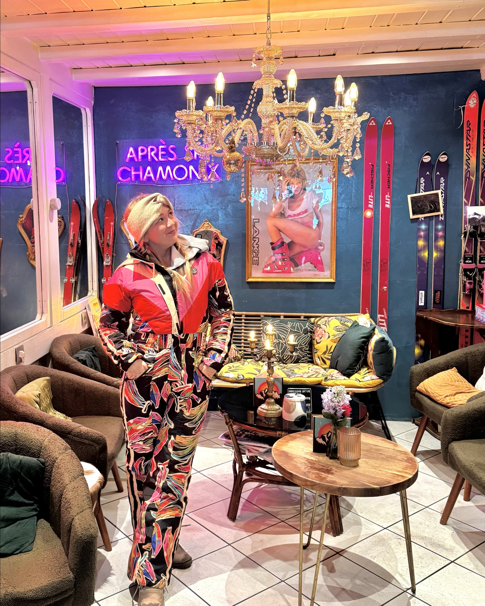 Obsessed with this ski suit ❄️🌈🪩 Wearing a size XS, size down

#LTKSeasonal #LTKActive #LTKTravel