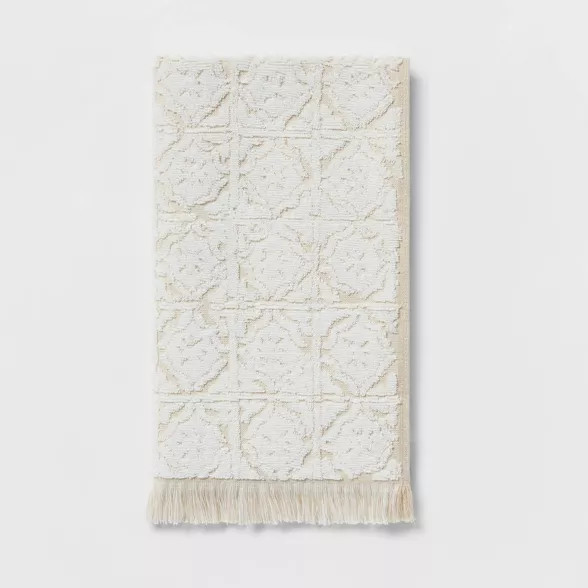 2pk Value Sculpted Tile Decorative Hand Towel - Threshold™ | Target