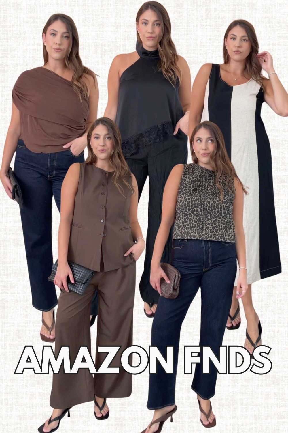 Amazon finds, but elevated 🤎

amazon fashion finds, chic amazon outfits, elevated basics, neutral outfit ideas, wide leg pants look, leopard top outfit, affordable style finds

#LTKSpringSale #LTKMidsize #LTKWorkwear
